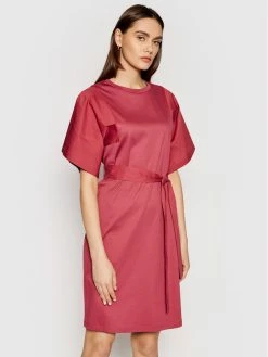 Weekend Max Mara Γυναίκες Καθημερινά Φορέματα Φόρεμα καθημερινό Lari 56210211 Κόκκινο Regular Fit