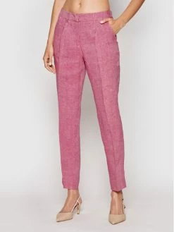 Weekend Max Mara Γυναίκες Υφασμάτινα Παντελόνια Παντελόνι υφασμάτινο Manna 51310411 Ροζ Regular Fit