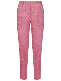 Weekend Max Mara Γυναίκες Υφασμάτινα Παντελόνια Παντελόνι υφασμάτινο Manna 51310411 Ροζ Regular Fit -Max Mara Εκπτώσεις unnamed file 1014