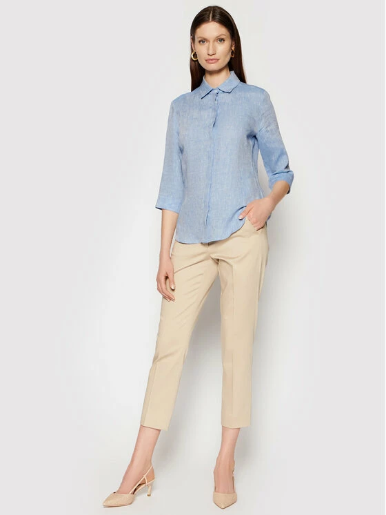 Weekend Max Mara Γυναίκες Casual Πουκάμισα Πουκάμισο Raoul 51111111 Μπλε Regular Fit 2 Weekend Max Mara Γυναίκες Casual Πουκάμισα Πουκάμισο Raoul 51111111 Μπλε Regular Fit - Image 2