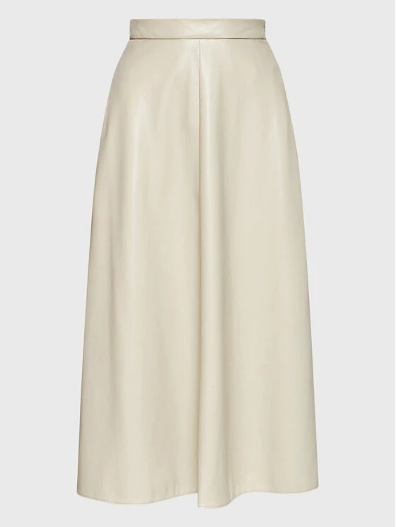 Weekend Max Mara Γυναίκες Midi Φούστα από απομίμηση δέρματος Narvel 51060623 Μπεζ Regular Fit 5 Weekend Max Mara Γυναίκες Midi Φούστα από απομίμηση δέρματος Narvel 51060623 Μπεζ Regular Fit - Image 5