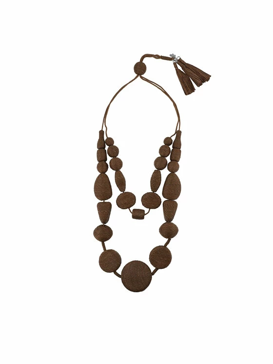 Weekend Max Mara Γυναίκες Κολιέ Haway 57510724600 Καφέ 1 Weekend Max Mara Γυναίκες Κολιέ Haway 57510724600 Καφέ