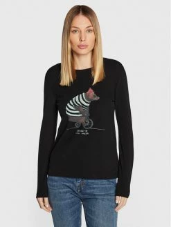 Weekend Max Mara Γυναίκες Μπλουζάκια Μπλουζάκι Tallero 59460323 Μαύρο Regular Fit