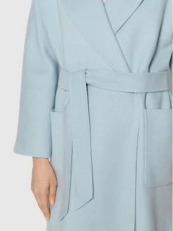 Weekend Max Mara Γυναίκες Μεταβατικά Παλτά Μάλλινο παλτό Selz 50110327 Μπλε Regular Fit -Max Mara Εκπτώσεις unnamed file 1154