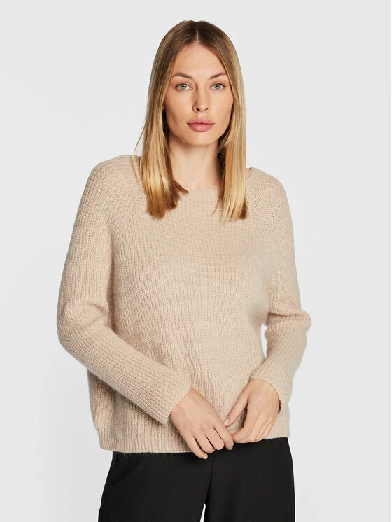 Weekend Max Mara Γυναίκες Πουλόβερ 53660723 Μπεζ Regular Fit 1 Weekend Max Mara Γυναίκες Πουλόβερ 53660723 Μπεζ Regular Fit