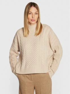 Weekend Max Mara Γυναίκες Πουλόβερ Roberta 53661523 Μπεζ Regular Fit