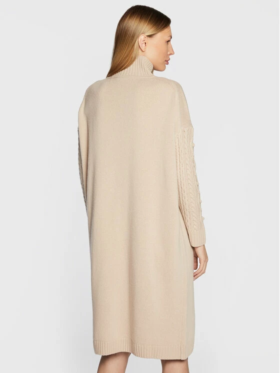 Weekend Max Mara Γυναίκες Πλεκτά Φορέματα Φόρεμα υφασμάτινο Ricard 53260123 Μπεζ Relaxed Fit 3 Weekend Max Mara Γυναίκες Πλεκτά Φορέματα Φόρεμα υφασμάτινο Ricard 53260123 Μπεζ Relaxed Fit - Image 3