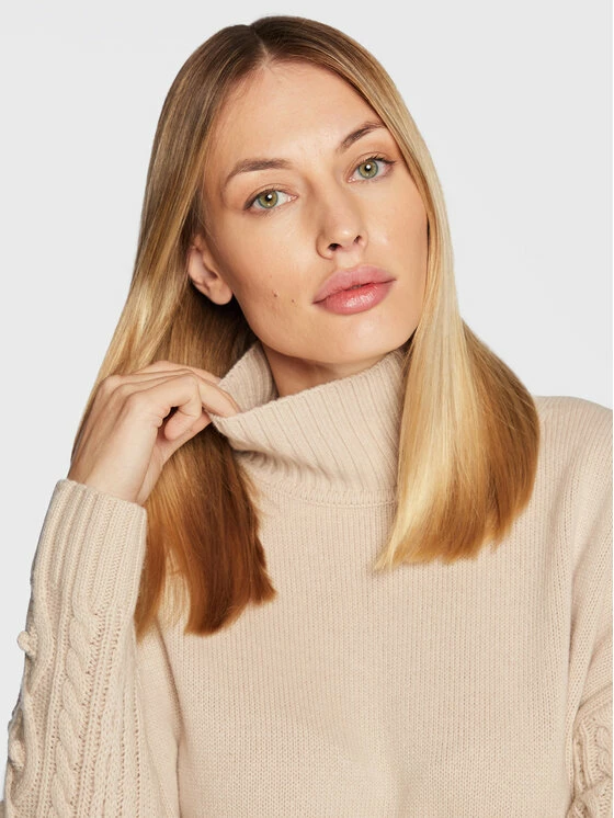 Weekend Max Mara Γυναίκες Πλεκτά Φορέματα Φόρεμα υφασμάτινο Ricard 53260123 Μπεζ Relaxed Fit 4 Weekend Max Mara Γυναίκες Πλεκτά Φορέματα Φόρεμα υφασμάτινο Ricard 53260123 Μπεζ Relaxed Fit - Image 4