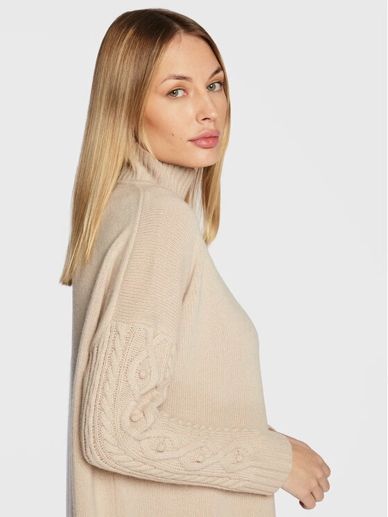 Weekend Max Mara Γυναίκες Πλεκτά Φορέματα Φόρεμα υφασμάτινο Ricard 53260123 Μπεζ Relaxed Fit 5 Weekend Max Mara Γυναίκες Πλεκτά Φορέματα Φόρεμα υφασμάτινο Ricard 53260123 Μπεζ Relaxed Fit - Image 5