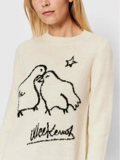 Weekend Max Mara Γυναίκες Πουλόβερ Gallo 53661329 Μπεζ Regular Fit -Max Mara Εκπτώσεις unnamed file 1449