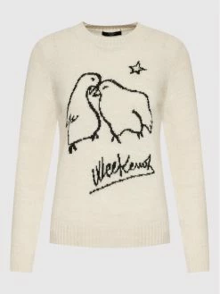 Weekend Max Mara Γυναίκες Πουλόβερ Gallo 53661329 Μπεζ Regular Fit -Max Mara Εκπτώσεις unnamed file 1450