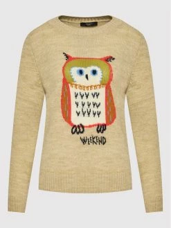 Weekend Max Mara Γυναίκες Πουλόβερ Gallo 53661329 Καφέ Regular Fit -Max Mara Εκπτώσεις unnamed file 1455