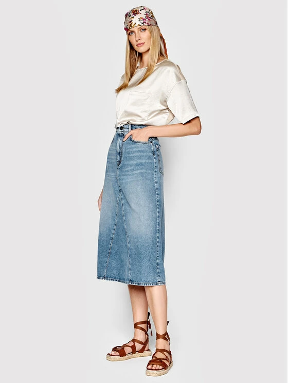 Weekend Max Mara Γυναίκες Φούστες Τζιν Φούστα τζιν Fiordi 51060829 Μπλε Regular Fit 2 Weekend Max Mara Γυναίκες Φούστες Τζιν Φούστα τζιν Fiordi 51060829 Μπλε Regular Fit - Image 2