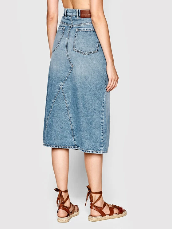 Weekend Max Mara Γυναίκες Φούστες Τζιν Φούστα τζιν Fiordi 51060829 Μπλε Regular Fit 3 Weekend Max Mara Γυναίκες Φούστες Τζιν Φούστα τζιν Fiordi 51060829 Μπλε Regular Fit - Image 3