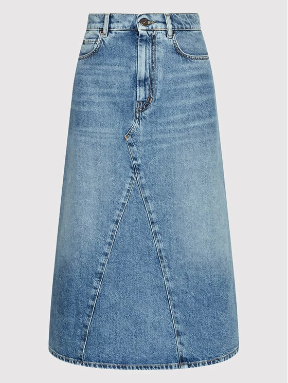 Weekend Max Mara Γυναίκες Φούστες Τζιν Φούστα τζιν Fiordi 51060829 Μπλε Regular Fit 5 Weekend Max Mara Γυναίκες Φούστες Τζιν Φούστα τζιν Fiordi 51060829 Μπλε Regular Fit - Image 5