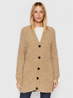 Weekend Max Mara Γυναίκες Ζακέτες Ζακέτα Enfasi 53160129 Καφέ Regular Fit