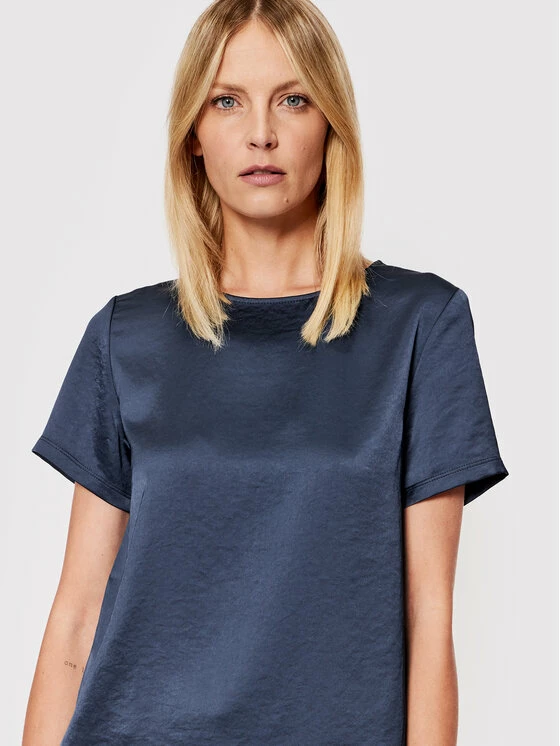 Weekend Max Mara Γυναίκες Μπλουζάκια Μπλουζάκι Nupar 59460329 Σκούρο μπλε Regular Fit 4 Weekend Max Mara Γυναίκες Μπλουζάκια Μπλουζάκι Nupar 59460329 Σκούρο μπλε Regular Fit - Image 4