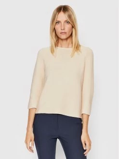 Weekend Max Mara Γυναίκες Πουλόβερ Addotto 53661529 Μπεζ Relaxed Fit