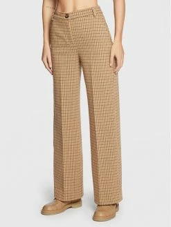 Weekend Max Mara Γυναίκες Υφασμάτινα Παντελόνια Παντελόνι υφασμάτινο Seggio 57860223 Μπεζ Regular Fit