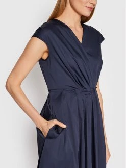 Weekend Max Mara Γυναίκες Καθημερινά Φορέματα Φόρεμα καθημερινό Vertice 52211121 Σκούρο μπλε Regular Fit -Max Mara Εκπτώσεις unnamed file 1635