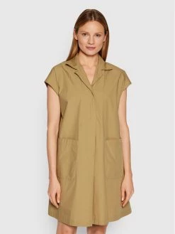 Weekend Max Mara Γυναίκες Καθημερινά Φορέματα Φόρεμα καθημερινό Neottia 52212121 Μπεζ Flare Fit