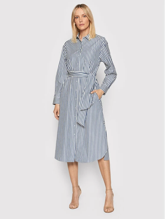 Weekend Max Mara Γυναίκες Φορέματα σε Στυλ Πουκάμισο & Σεμιζιέ Φόρεμα πουκάμισο Remo 52212621 Σκούρο μπλε Regular Fit 1 Weekend Max Mara Γυναίκες Φορέματα σε Στυλ Πουκάμισο & Σεμιζιέ Φόρεμα πουκάμισο Remo 52212621 Σκούρο μπλε Regular Fit