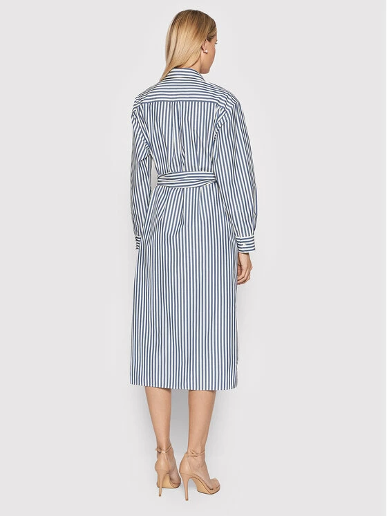 Weekend Max Mara Γυναίκες Φορέματα σε Στυλ Πουκάμισο & Σεμιζιέ Φόρεμα πουκάμισο Remo 52212621 Σκούρο μπλε Regular Fit 3 Weekend Max Mara Γυναίκες Φορέματα σε Στυλ Πουκάμισο & Σεμιζιέ Φόρεμα πουκάμισο Remo 52212621 Σκούρο μπλε Regular Fit - Image 3