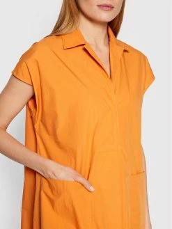 Weekend Max Mara Γυναίκες Καθημερινά Φορέματα Φόρεμα καθημερινό Neottia 52212121 Πορτοκαλί Flare Fit -Max Mara Εκπτώσεις unnamed file 1665