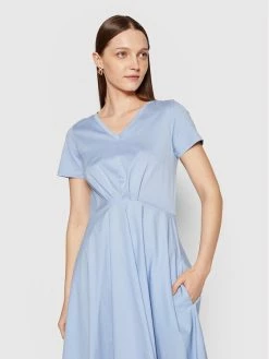 Weekend Max Mara Γυναίκες Καθημερινά Φορέματα Φόρεμα καθημερινό Martina 56210521 Μπλε Flare Fit -Max Mara Εκπτώσεις unnamed file 1675