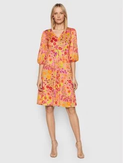 Weekend Max Mara Γυναίκες Καθημερινά Φορέματα Φόρεμα καθημερινό Kirie 56210121 Ροζ Regular Fit