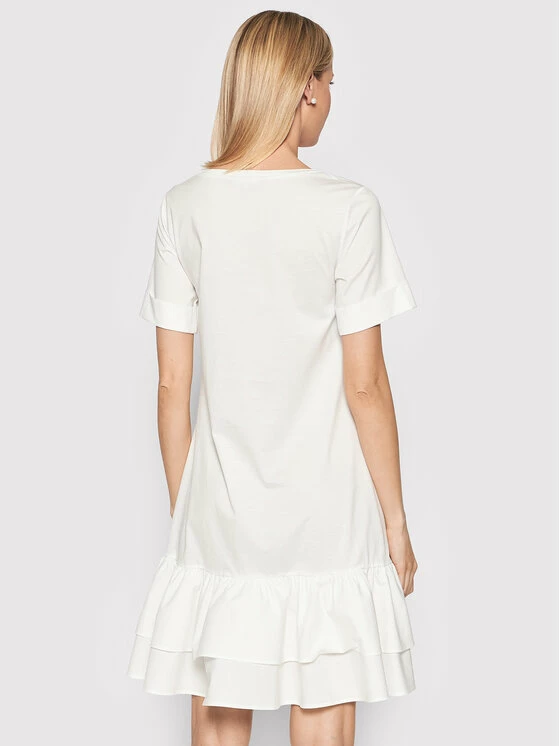 Weekend Max Mara Γυναίκες Καθημερινά Φορέματα Φόρεμα καθημερινό Baccano 56210321 Λευκό Relaxed Fit 3 Weekend Max Mara Γυναίκες Καθημερινά Φορέματα Φόρεμα καθημερινό Baccano 56210321 Λευκό Relaxed Fit - Image 3