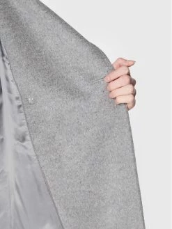 Weekend Max Mara Γυναίκες Μεταβατικά Παλτά Μάλλινο παλτό Resina 50160123 Γκρι Regular Fit -Max Mara Εκπτώσεις unnamed file 17