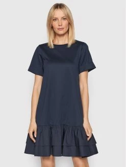 Weekend Max Mara Γυναίκες Καθημερινά Φορέματα Φόρεμα καθημερινό Baccano 56210321 Σκούρο μπλε Relaxed Fit