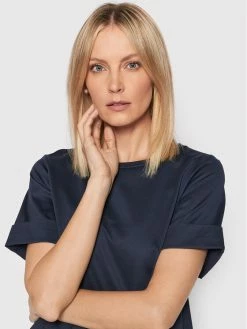 Weekend Max Mara Γυναίκες Καθημερινά Φορέματα Φόρεμα καθημερινό Baccano 56210321 Σκούρο μπλε Relaxed Fit -Max Mara Εκπτώσεις unnamed file 1705