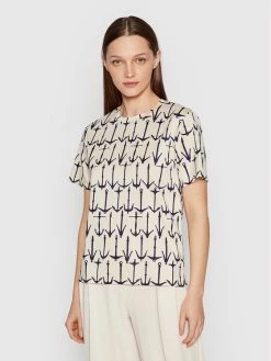 Weekend Max Mara Γυναίκες T-shirts T-Shirt Scoglio 59710421 Μπεζ Regular Fit