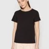 Weekend Max Mara Γυναίκες T-shirts T-Shirt Multif 59710121 Μαύρο Regular Fit