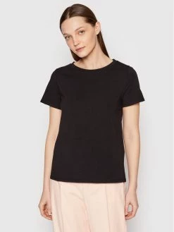 Weekend Max Mara Γυναίκες T-shirts T-Shirt Multif 59710121 Μαύρο Regular Fit