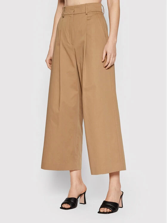 Weekend Max Mara Γυναίκες Παντελόνες Παντελόνα Mia 51311521 Μπεζ Relaxed Fit 1 Weekend Max Mara Γυναίκες Παντελόνες Παντελόνα Mia 51311521 Μπεζ Relaxed Fit