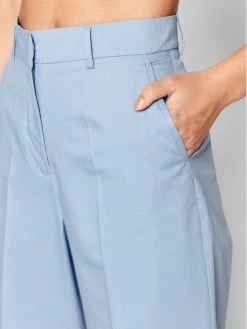 Weekend Max Mara Γυναίκες Υφασμάτινα Παντελόνια Παντελόνι υφασμάτινο Zircone 51310621 Μπλε Regular Fit -Max Mara Εκπτώσεις unnamed file 1770