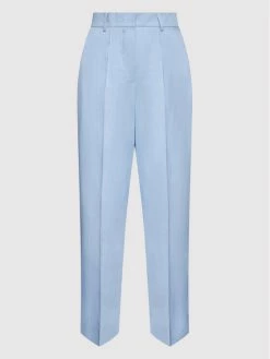 Weekend Max Mara Γυναίκες Υφασμάτινα Παντελόνια Παντελόνι υφασμάτινο Zircone 51310621 Μπλε Regular Fit -Max Mara Εκπτώσεις unnamed file 1771