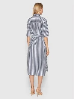 Weekend Max Mara Γυναίκες Φορέματα σε Στυλ Πουκάμισο & Σεμιζιέ Φόρεμα πουκάμισο Dialogo 32210226 Σκούρο μπλε Regular Fit -Max Mara Εκπτώσεις unnamed file 1774