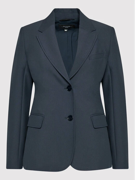 Weekend Max Mara Γυναίκες Σακάκια & Μπλέιζερ Μπλέιζερ Marco 50410127 Σκούρο μπλε Regular Fit 4 Weekend Max Mara Γυναίκες Σακάκια & Μπλέιζερ Μπλέιζερ Marco 50410127 Σκούρο μπλε Regular Fit - Image 4