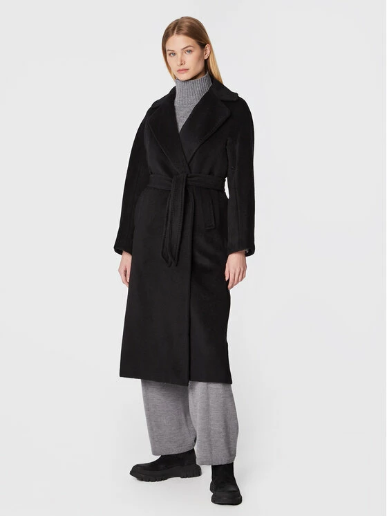 Weekend Max Mara Γυναίκες Μεταβατικά Παλτά Μάλλινο παλτό Tempera 50160423 Μαύρο Regular Fit 1 Weekend Max Mara Γυναίκες Μεταβατικά Παλτά Μάλλινο παλτό Tempera 50160423 Μαύρο Regular Fit