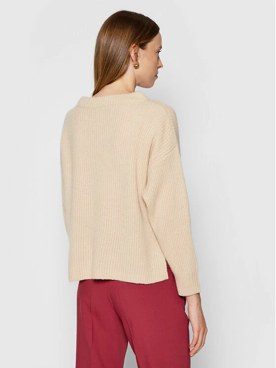 Weekend Max Mara Γυναίκες Πουλόβερ Lotus 53660719 Μπεζ Relaxed Fit 3 Weekend Max Mara Γυναίκες Πουλόβερ Lotus 53660719 Μπεζ Relaxed Fit - Image 3