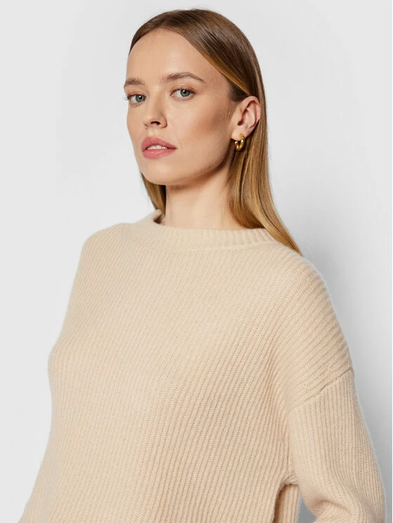 Weekend Max Mara Γυναίκες Πουλόβερ Lotus 53660719 Μπεζ Relaxed Fit 4 Weekend Max Mara Γυναίκες Πουλόβερ Lotus 53660719 Μπεζ Relaxed Fit - Image 4