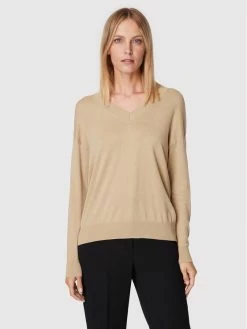 Weekend Max Mara Γυναίκες Πουλόβερ Martina 53660729 Μπεζ Relaxed Fit