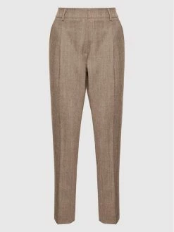 Weekend Max Mara Γυναίκες Υφασμάτινα Παντελόνια Παντελόνι υφασμάτινο Bussola 51360523 Μπεζ Regular Fit -Max Mara Εκπτώσεις unnamed file 198