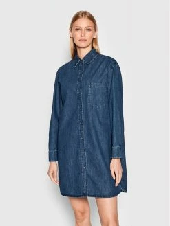 Weekend Max Mara Γυναίκες Φορέματα σε Στυλ Πουκάμισο & Σεμιζιέ Φόρεμα τζιν Fatto 52261129 Μπλε Regular Fit