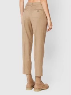 Weekend Max Mara Γυναίκες Υφασμάτινα Παντελόνια Παντελόνι υφασμάτινο Bussola 51360523 Μπεζ Regular Fit -Max Mara Εκπτώσεις unnamed file 222