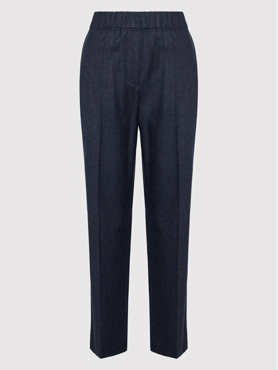 Weekend Max Mara Γυναίκες Υφασμάτινα Παντελόνια Παντελόνι υφασμάτινο Alca 51360423 Σκούρο μπλε Relaxed Fit 5 Weekend Max Mara Γυναίκες Υφασμάτινα Παντελόνια Παντελόνι υφασμάτινο Alca 51360423 Σκούρο μπλε Relaxed Fit - Image 5